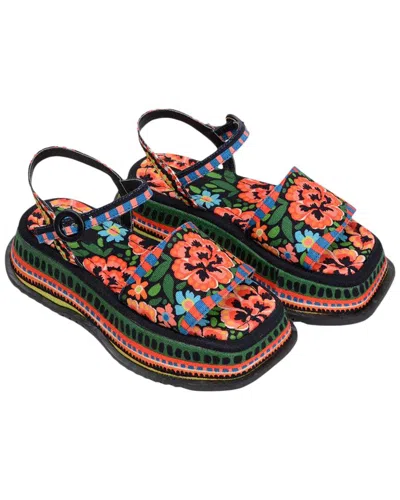 Farm Rio Spring Delight Flatform Sandal In Multi