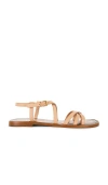 Farm Rio Spring Flat 샌들 In Neutral