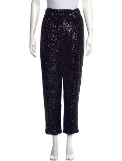 Pre-owned Farm Rio Straight Leg Pants In Black