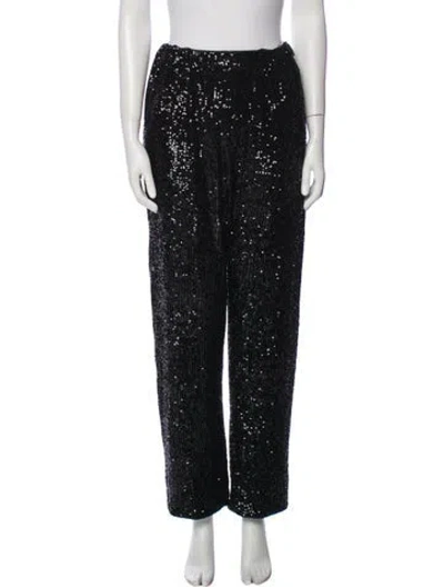 Pre-owned Farm Rio Straight Leg Pants W/ Tags In Black