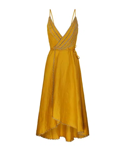 Farm Rio Strappy Dress In Multi