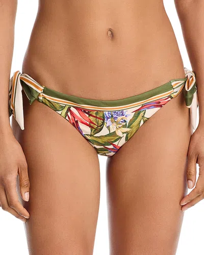 Farm Rio Strilitzia Basic Bow Bikini Bottom In Multi