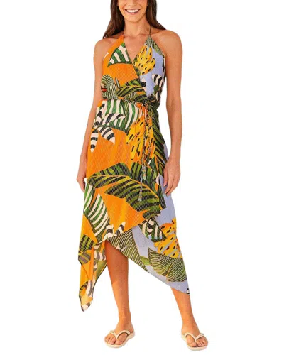 Farm Rio Striped Bananas Cover Up In Multi