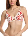 Farm Rio Summer Beach Triangle Bikini Top