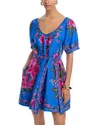Farm Rio Patterned Dress In Summer