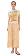 Farm Rio Summer In The Tropics Fringe Dress Sand | ModeSens