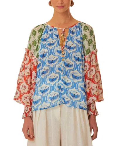 Farm Rio Summer Mix Multicolor Blouse