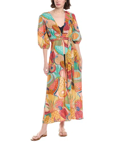Farm Rio Summery Salad Cover-up In Multi