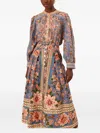 Farm Rio Superbloom Tapestry-print Skirt In Multi
