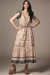 Farm Rio Superbloom Tapestry Cotton Dress In Pink
