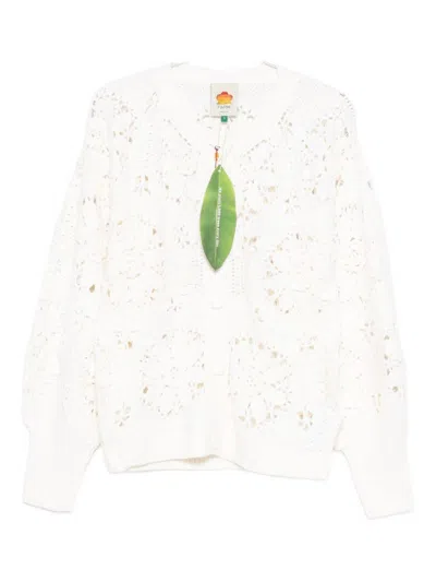 Farm Rio Sweaters In White