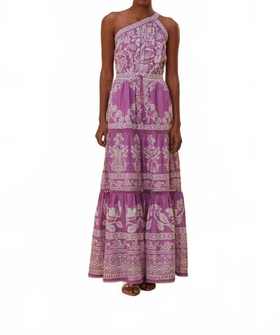 Farm Rio Sweet Garden Maxi Dress In Lilac In Purple
