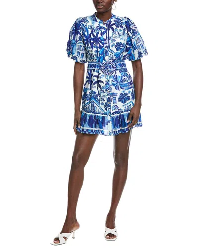 Farm Rio Sweet Rio Mini Dress In Sweet Rio Off White