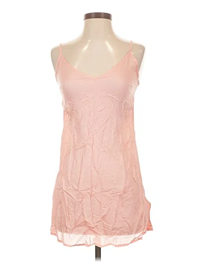 Pre-owned Farm Rio Tank Top Pink Strapless Neckline Tops