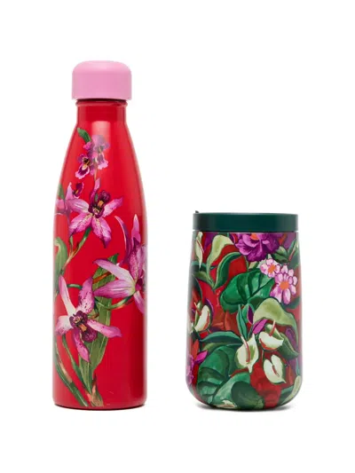 Farm Rio Thirst For Joy Bottles (set Of Two) In Multi