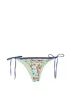 Farm Rio Tie Side Side Bikini Bottom In Multi