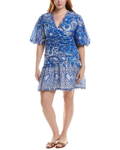 Farm Rio Tile Dream Multicolor Mini Dress