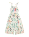 Farm Rio Toddler Girl Overalls Off White Size 6 Linen, Viscose In White