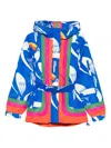 Farm Rio Toucan-print Belted Jacket In Multi