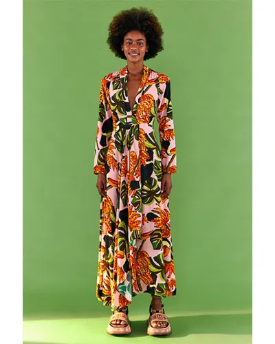 Farm Rio Toucananas Maxi Dress In Multi