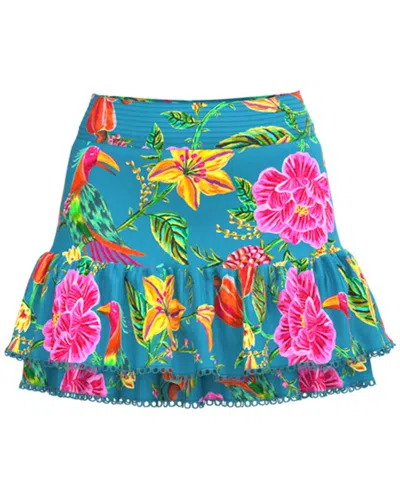 Farm Rio Toucans Garden Skirt In Multi
