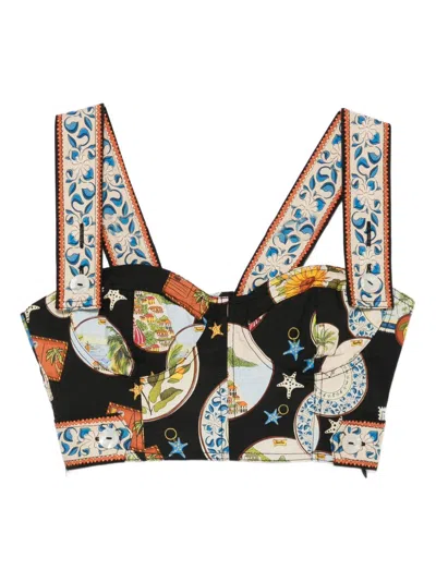 Farm Rio Trip Souvenir Crop Top