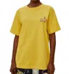 Farm Rio Tropical Bananas Relaxed T-shirt In Yellow In Yellow