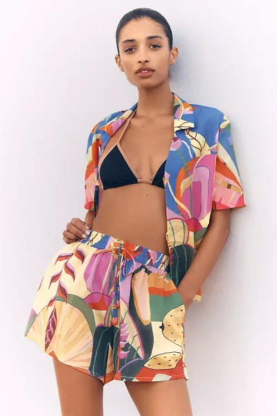 Farm Rio Tropical Scenario Multi-colored Shorts