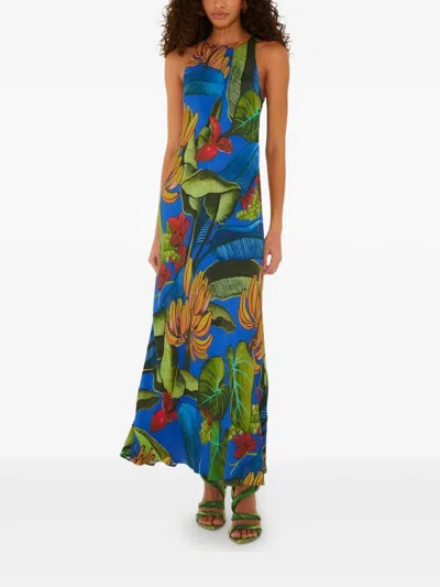 Farm Rio Tropical-print Maxi Dress In Multi