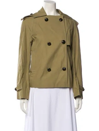 Pre-owned Farm Rio Utility Jacket In Green