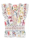 Farm Rio White Cotton Clothing Shirts In Multi