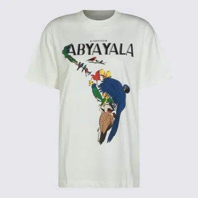 Farm Rio Parrot-print T-shirt In White