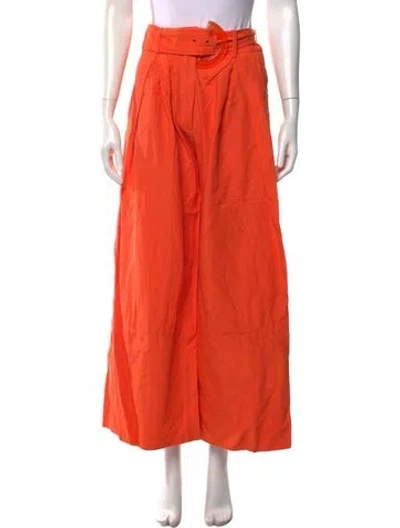Pre-owned Farm Rio Wide Leg Pants In Orange