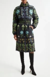Farm Rio Winter Garden Reversible Floral-print Shell Jacket In Winter Garden Mix