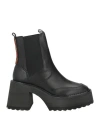 Farm Rio Woman Ankle Boots Black Size 8 Synthetisches Material In Black