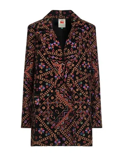 Farm Rio Woman Blazer Black Size L Cotton
