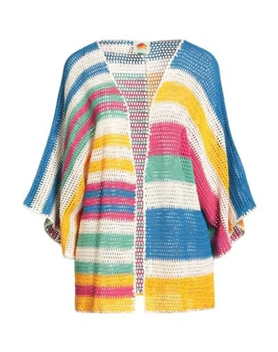 Farm Rio Woman Cardigan Fuchsia Size L Paper In Pink