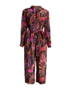 Farm Rio Woman Jumpsuit Fuchsia Size Xl Viscose In Multi