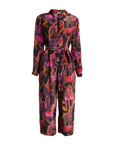 Farm Rio Woman Jumpsuit Fuchsia Size Xl Viscose In Multi