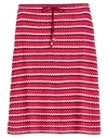 Farm Rio Woman Midi Skirt Fuchsia Size L Acrylic In Red