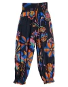 Farm Rio Woman Pants Black Size L Viscose In Black