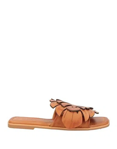 Farm Rio Woman Sandals Brown Size 11 Synthetisches Material