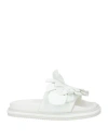 Farm Rio Woman Sandals White Size 11 Textile Fibers
