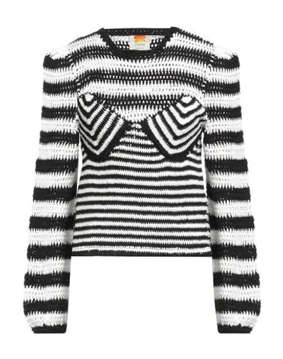 Farm Rio Woman Sweater Black Size L Cotton