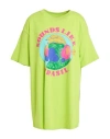 Farm Rio Woman T-shirt Lime Green Size Xl Cotton In Green