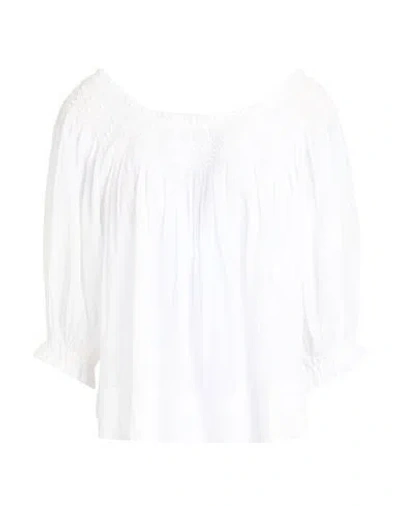 Farm Rio Woman Top White Size M Cotton