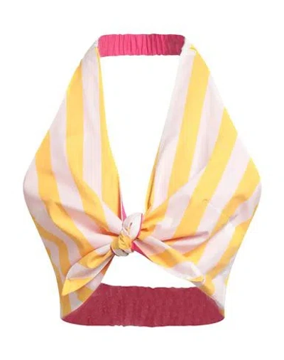 Farm Rio Woman Top Yellow Size L Organic Cotton