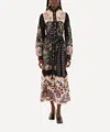 Farm Rio Women's Black Marvelous Garden Maxi Dress In Multi