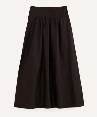 Farm Rio Women's Black Midi-skirt
