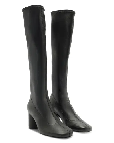 Farm Rio Women's Classic Leather Knee High Boots In Black